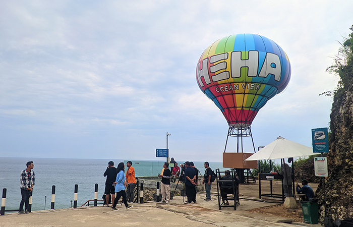 Salah Satu investasi di Sektor Pariwisata Gunungkidul Heha Ocean View yang terletak di Kapanewon Panggang, Gunungkidul.Andi May/Radar Jogja