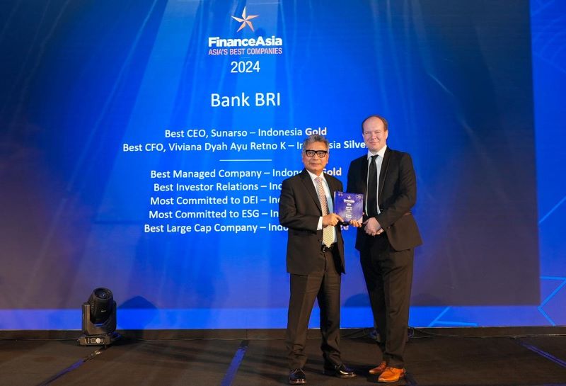 BRI Raih Most Innovative Tech dari Finance Asia, BR