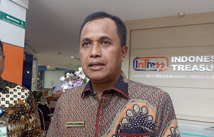 Kepala Kanwil Ditjen Perbendaharaan DIY, Agung Yulianta. (Gregorius Bramantyo/Radar Jogja)