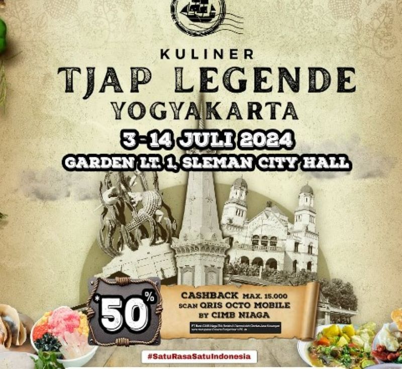 Festival Kuliner Tjap Legende Yogyakarta.