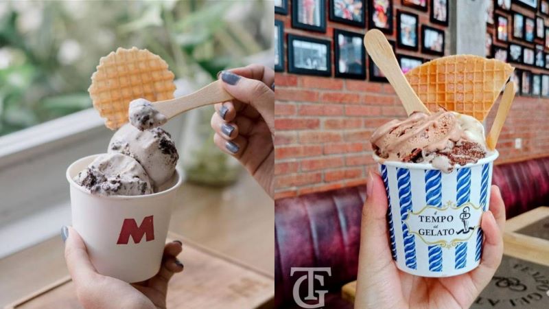Sumber gambar : (@milkbyartemy) (@tempogelato) Mari kuliner es krim gelato yang menggiurkan.