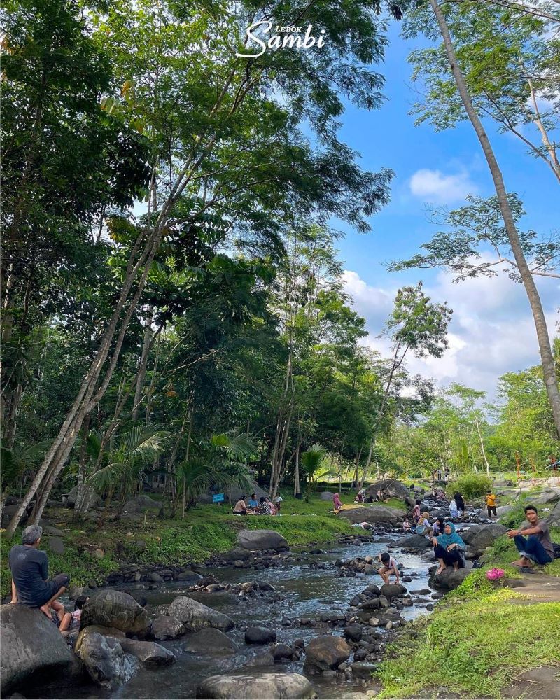 Menikmati Aliran Sungai yang Menenangkan Bersama Keluarga.
