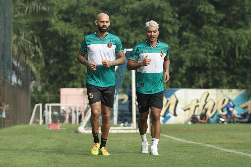 Dua penggawa asing PSS Sleman asal Brazil sudah jalani latihan di Lapangan Pakembinangun (PSS Sleman)