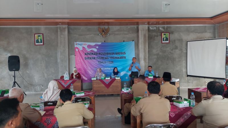 ADVOKASI: Paparan materi tentang penekanan pendidikan khusus.&nbsp;