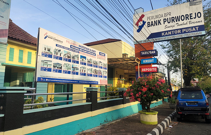 Kantor Eks BPR Bank Purworejo di Jalan Brigjen Katamso No 51A.JIHAN ARON VAHERA/RADAR JOGJA