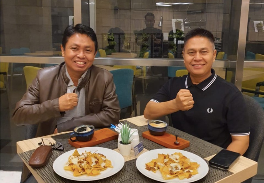 Heri Susanto (kiri) bersama Joko Parwoto