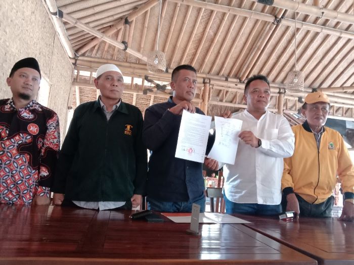 Deklarasi koalisi Sleman Bersatu pada Senin (3/6/2024)