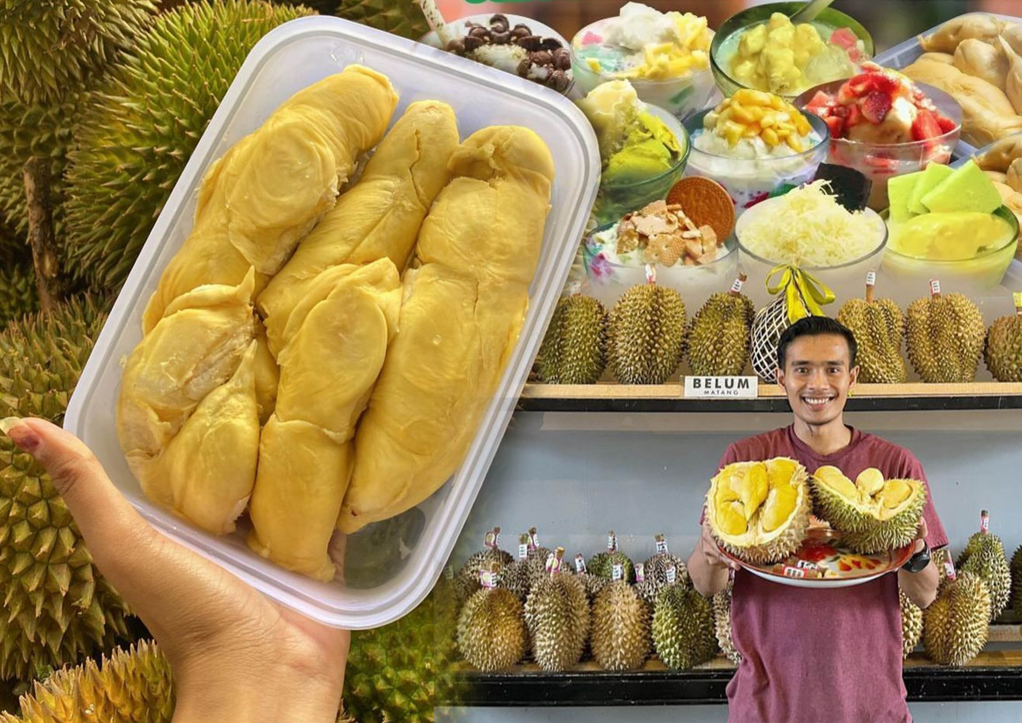 Rekomendasi restoran yang menyediakan buah durian di Yogyakarta.