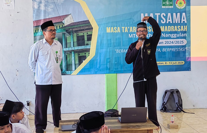 BIAR PAHAM: MTs Al-Ichsan Kauman Nanggulan, Kulon Progo bekerjasama dengan Penyuluh Agama KUA setempat menyelenggarakan pelatihan pemulasaraan jenazah belum lama ini.