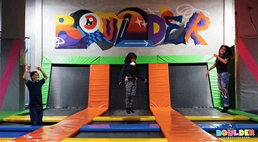 Boulder Trampoline Park SCH, rekomendadi bermain trampolin di Jogja