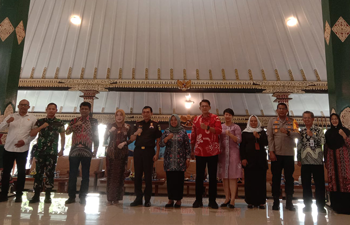 Kegiatan Temu Kenal Kepala Kejaksaan Negeri Sleman di Pendopo Parasamya Pemkab Sleman Selasa (16/7/2024).Delima Purnamasari/Radar Jogja