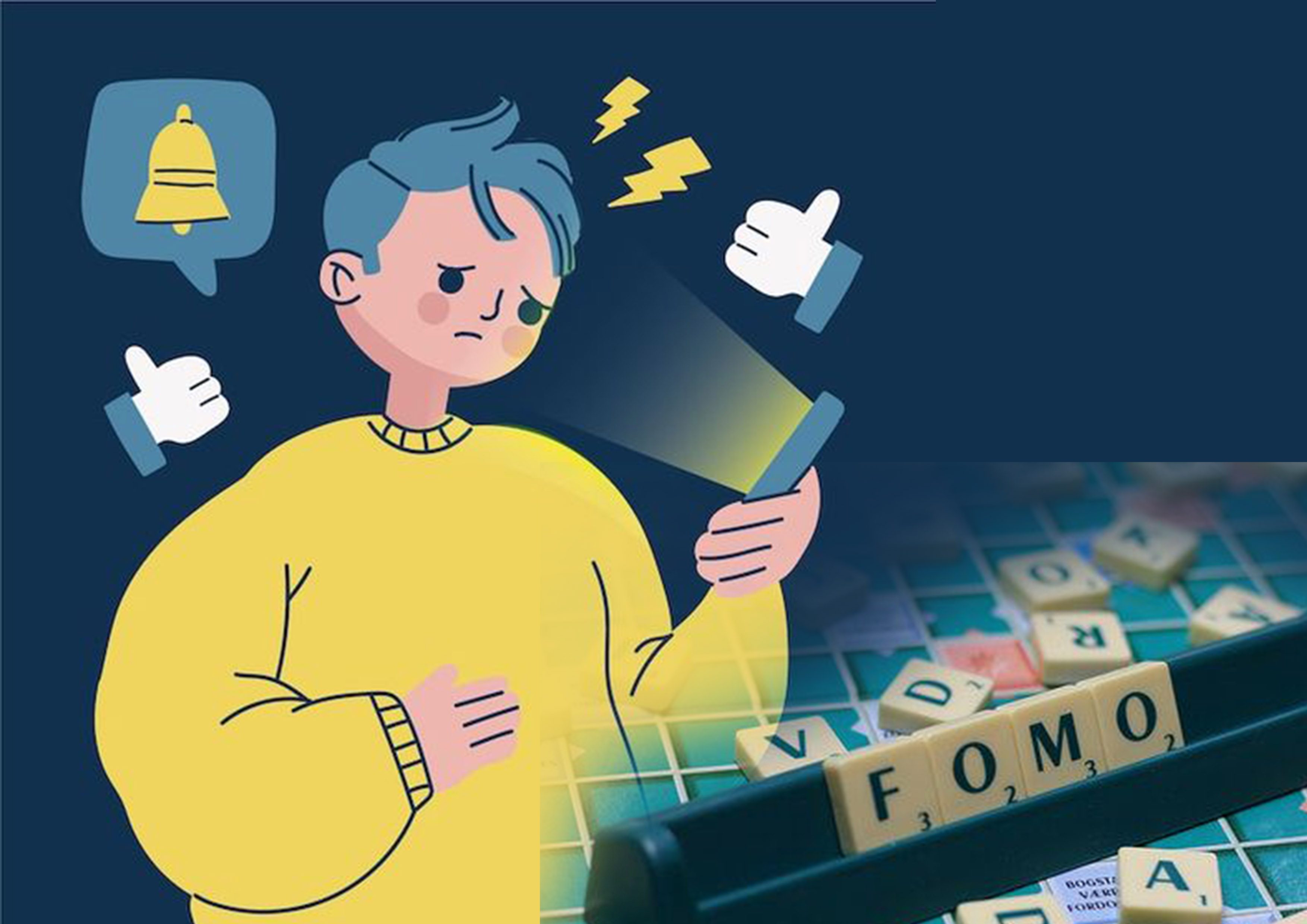 Ilustrasi Fomo di kalangan Gen Z.