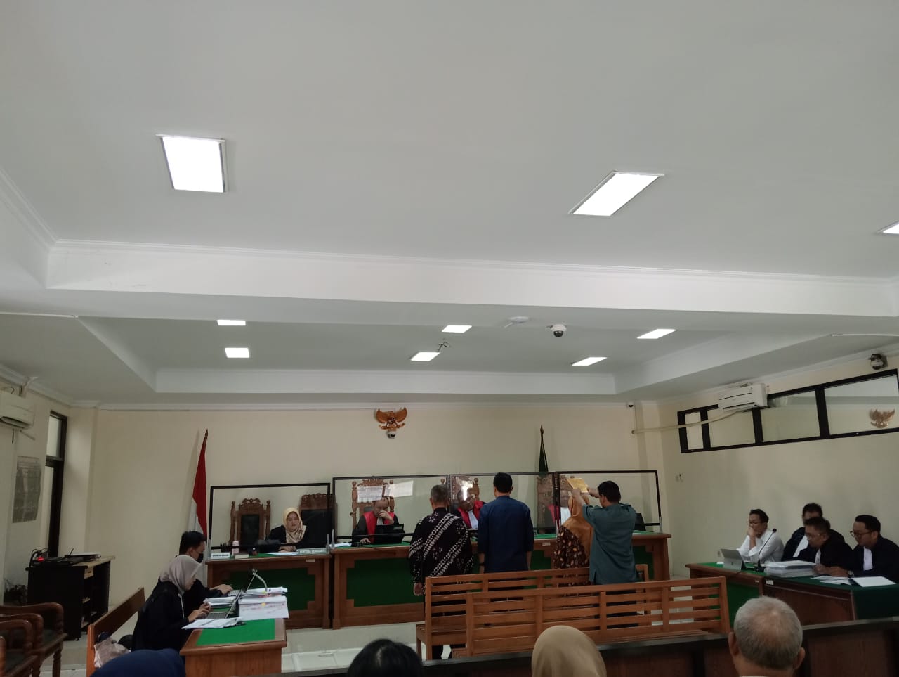 Mantan Ketua PMI Kota Jogja Heroe Poerwadi menjadi saksi dalam sidang lanjutan tipikor