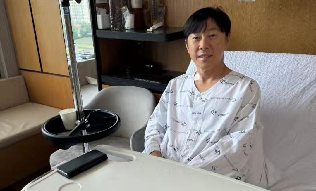 Shin Tae-yong bagikan momen usai jalani operasi (ig shintaeyong7777)
