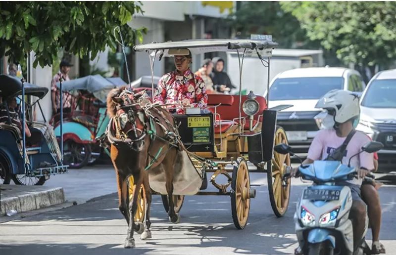 Andong di Yogyakarta.