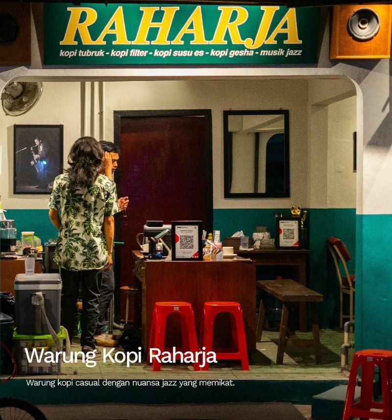 Warung Kopi Raharja.
