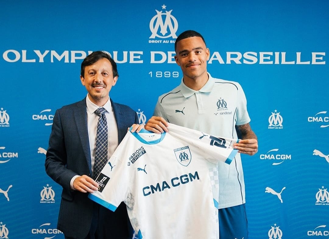 Mason Greenwood resmi menjadi pemain anyar Marseille yang didatangkan dari Manchester United (ig olympiquedemarseille)