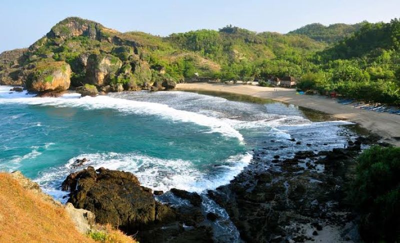 Keindahan Pantai Siung Gunungkidul, DIY.&nbsp;