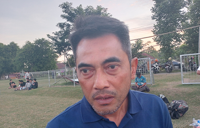 Pelatih Kepala PSIM Jogja Seto Nurdiyantoro.Rizky Wahyu/Radar Jogja&nbsp;