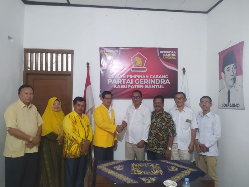Pertemuan antara Golkar dengan Gerindra.