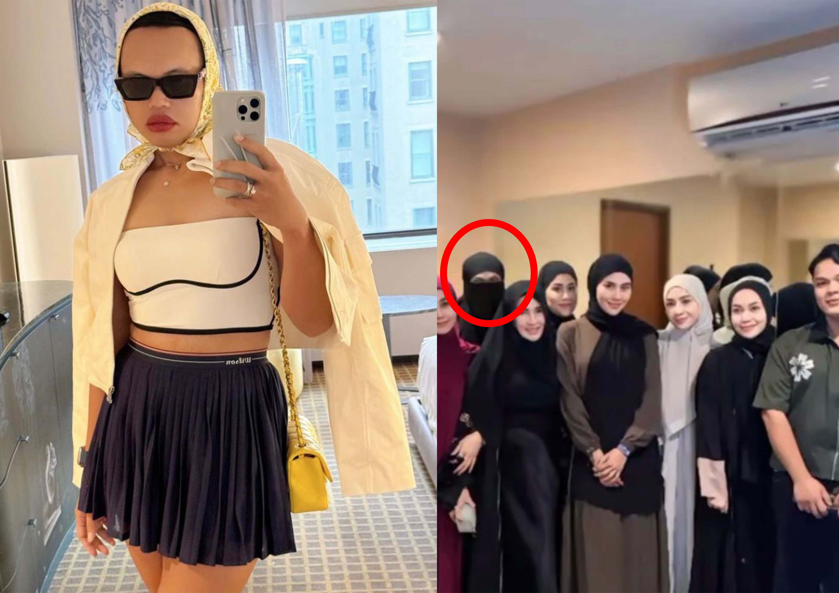 Stylish kondang Wanda Hara mengejutkan publik satang ke kajian mengenakan cadar.