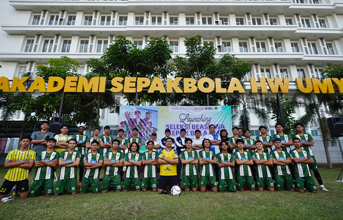 POTENSI: Para talenta muda saat mengikuti seleksi beasiswa sepak bola UMY.Dokumen Humas UMY