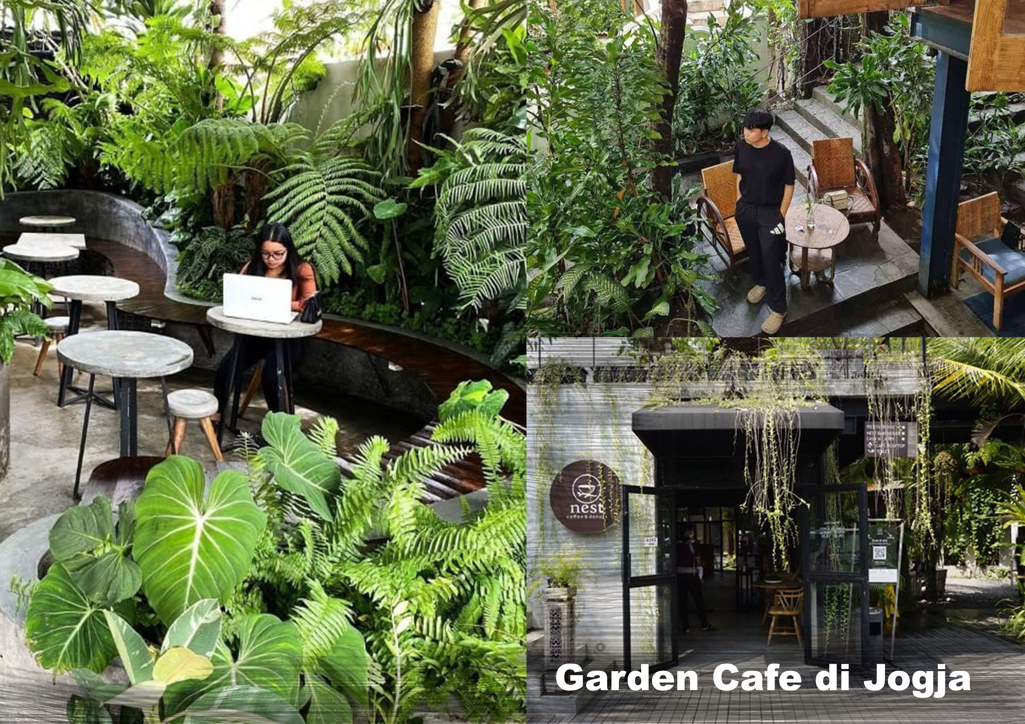 Garden Cafe di jogja yang wajib kamu kunjungi, cocok untuk nugas mahasiswa dan menyegarkan pikiran.