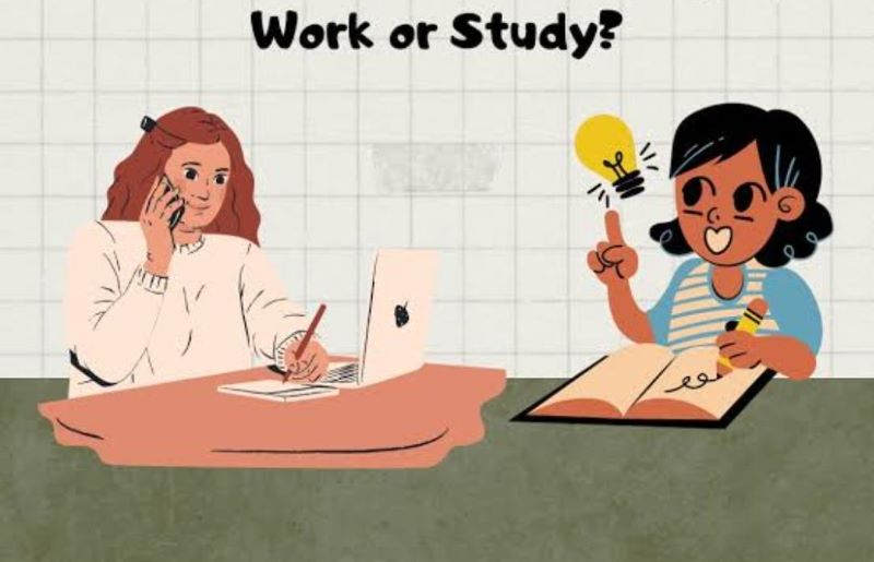 ILUSTRASI: Kuliah sambil Bekerja