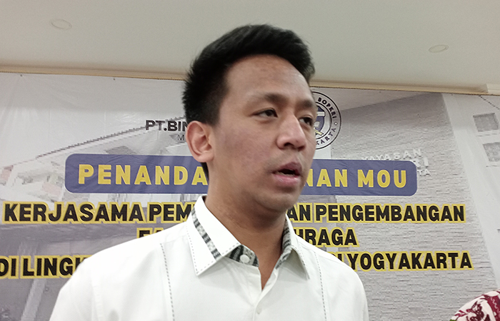 Presiden Direktur PT.Bima Perkasa Manajemen, RM. Gusthilantika Marrel Suryakusumo.Rizky Wahyu/Radar Jogja