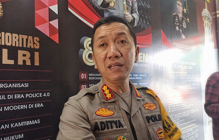 Kapolresta Jogja Kombes Pol Aditya Surya Dharma.