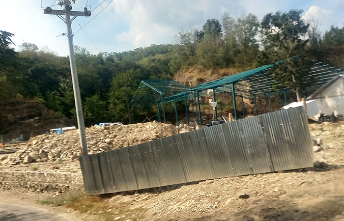 Proses pembangunan ITF Bawuran Bantul