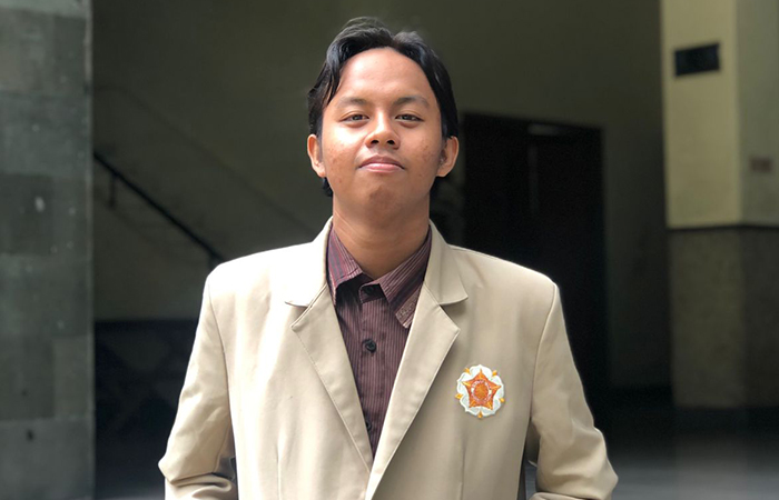 Mahasiswa UGM Muhammad Siswoyo.Dokumen pribadi narasumber