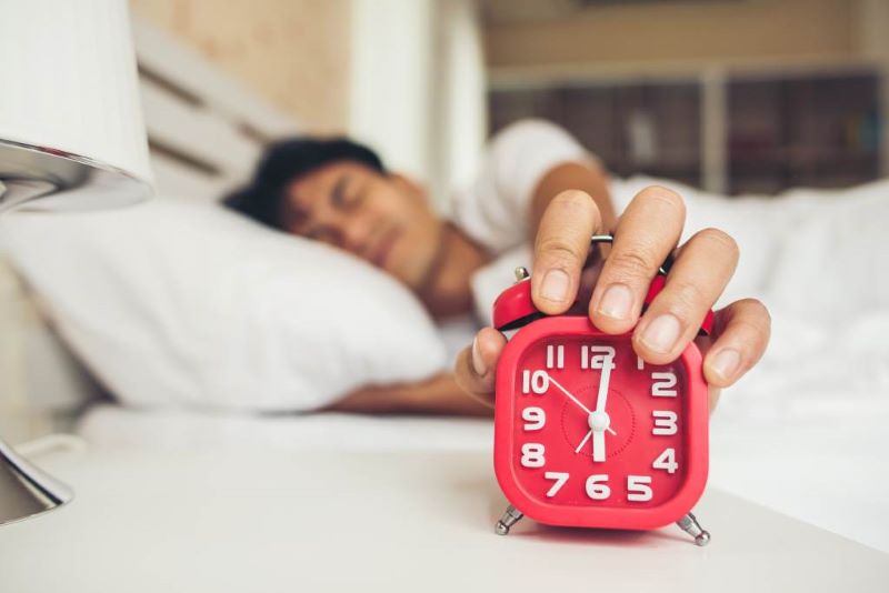 Ilustrasi pola tidur polyphasic.
