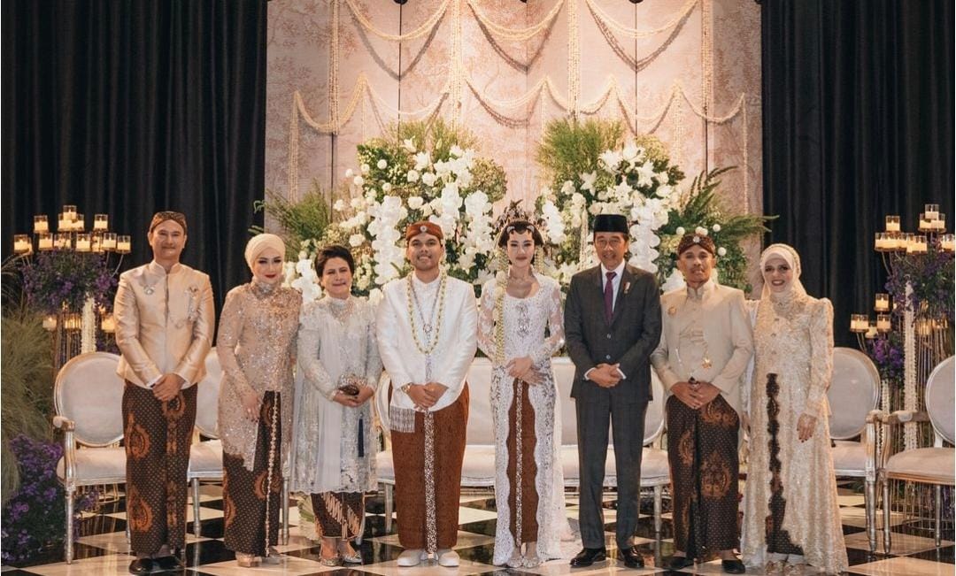 Pernikahan Thariq Halilintar dan Aaliyah Massaid dihadiri Presiden RI Joko Widodo dan Iriana Jokowi. Instagram pribadi thariq halilintar
