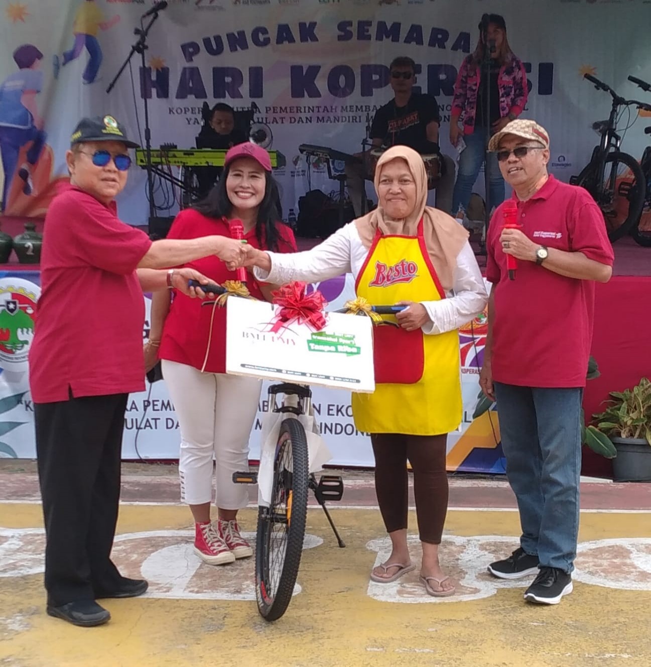 Semarak Hari Koperasi Ke-77 se Kota Yogyakarta, Minggu (28/7/2024).