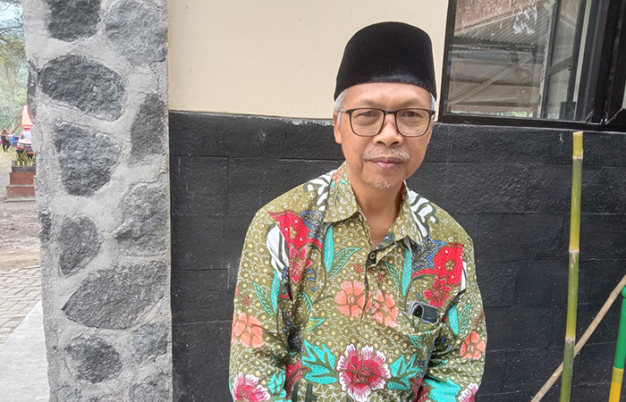 Juru Kunci Merapi Mbah Asih.Delima Purnamasari/Radar Jogja