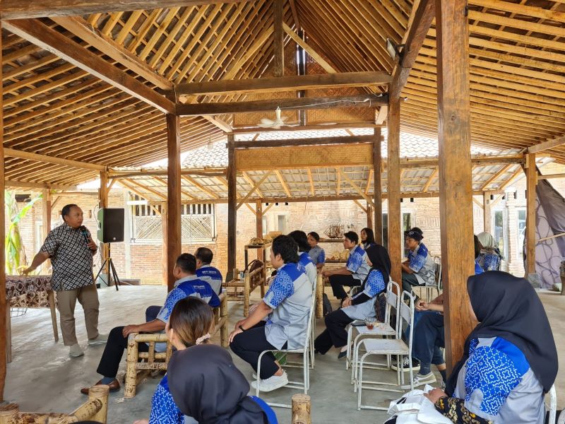 PAPARAN: Para peserta mengikuti pelatihan tour guide yang diinisiasi oleh Kampoeng Dolanan, Rabu (31/7/2024).