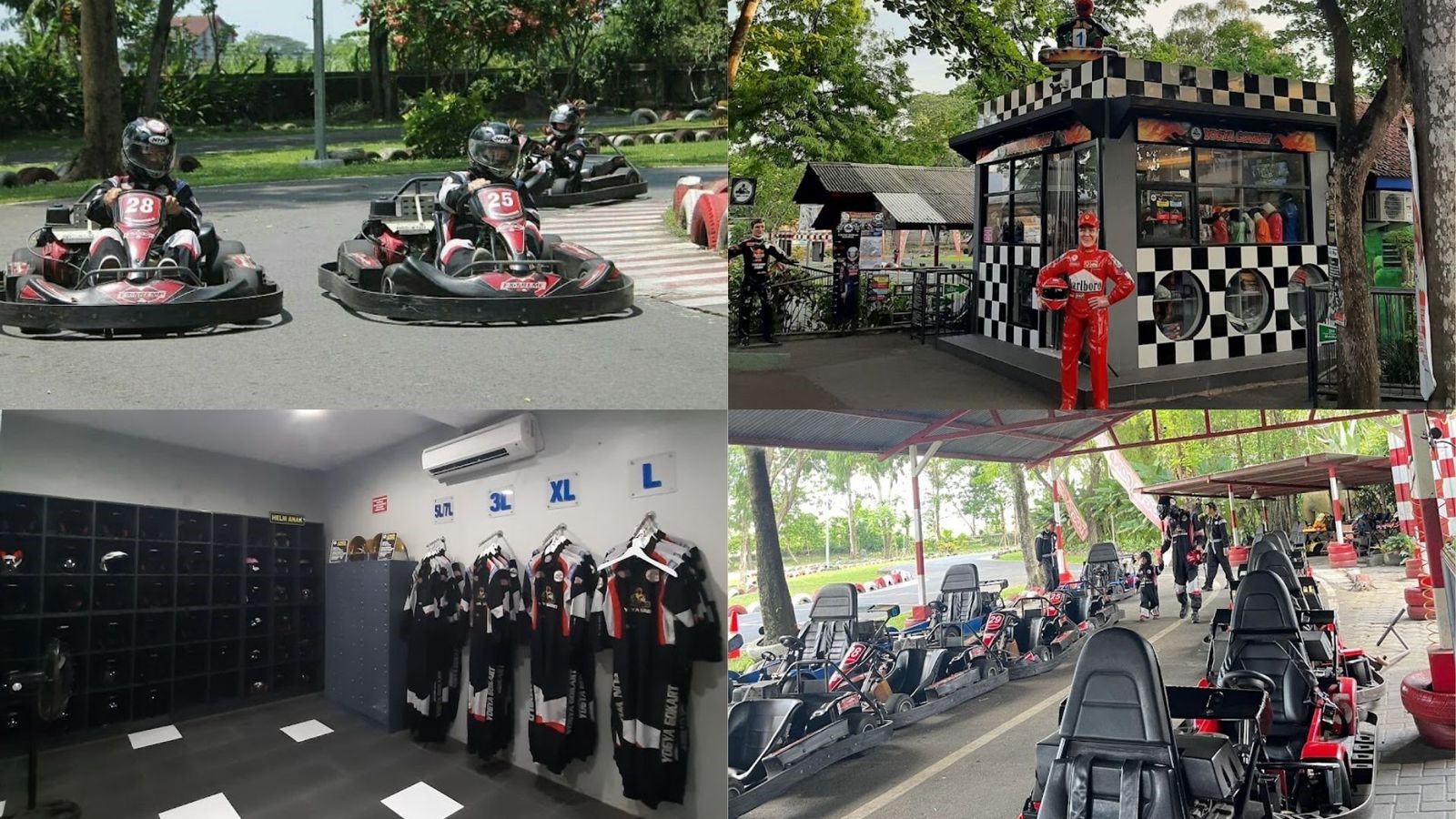 Yogya Gokart adalah tempat terbaik untuk merasakan sensasi balap dengan lintasan yang menantang dan fasilitas yang memadai.  Yogya Gokart berlokasi di dalam Kawasan Kids Fun, Asem Ngecis, Sitimulyo,..