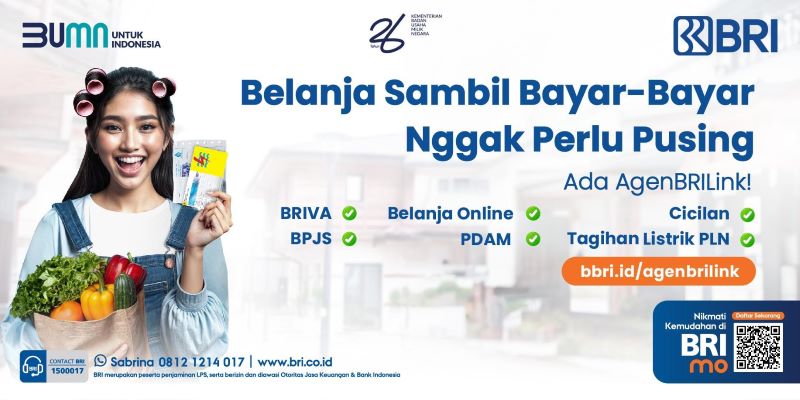 Belanja online makin mudah dengan BRILink