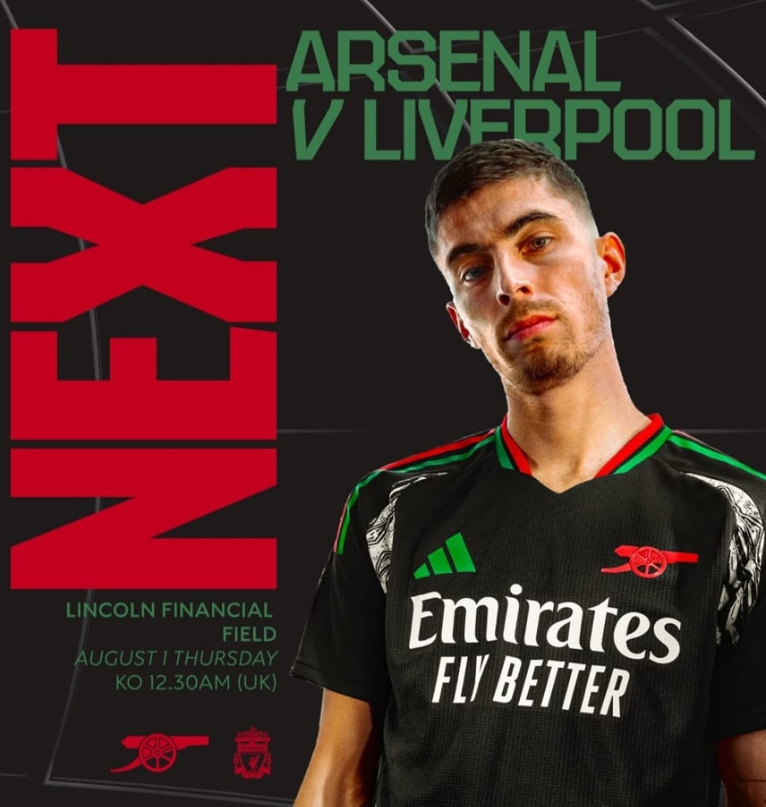 Arsenal bakal menantang Liverpool dalam pertandingan persahabatan pramusim di Amerika Serikat (ig arsenal)