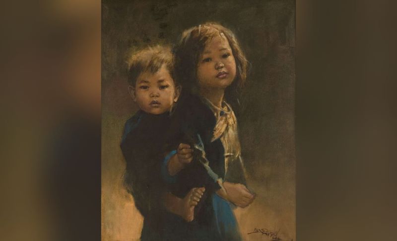 Karya Basuki Abdullah "Kakak dan Adik".