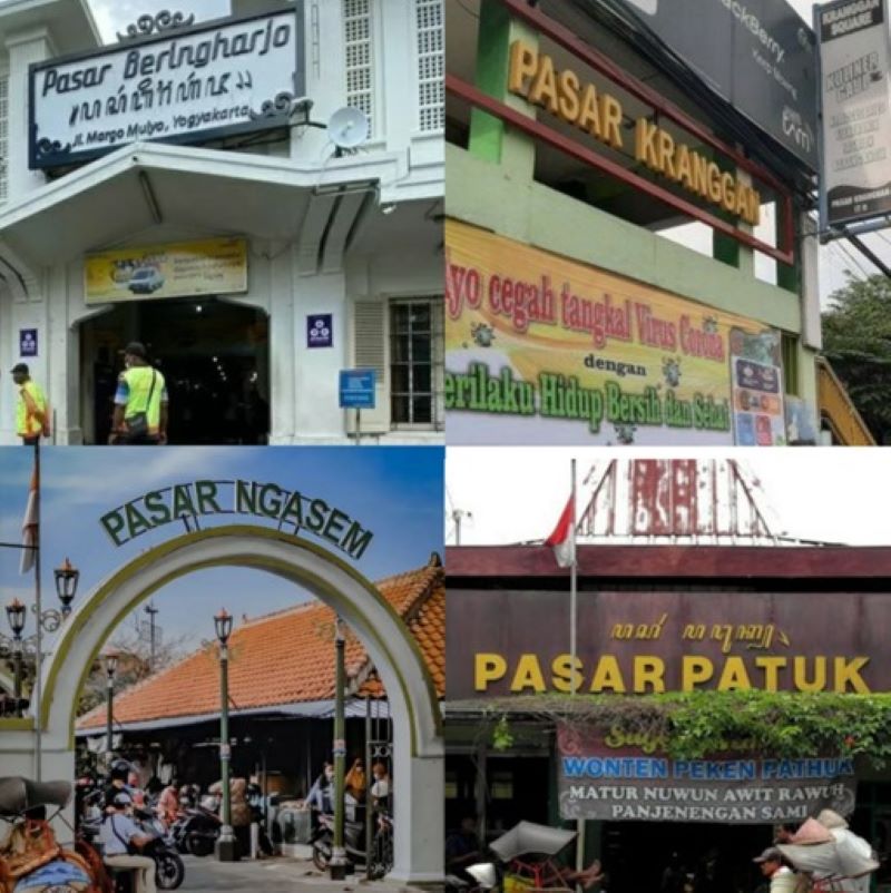 Pasar favorit wisatawan Jogja.