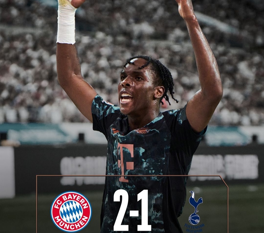 Bayern Munich kalahkan Tottenham Hotspurs dalam pertandingan persahabatan (iv fcbayern)