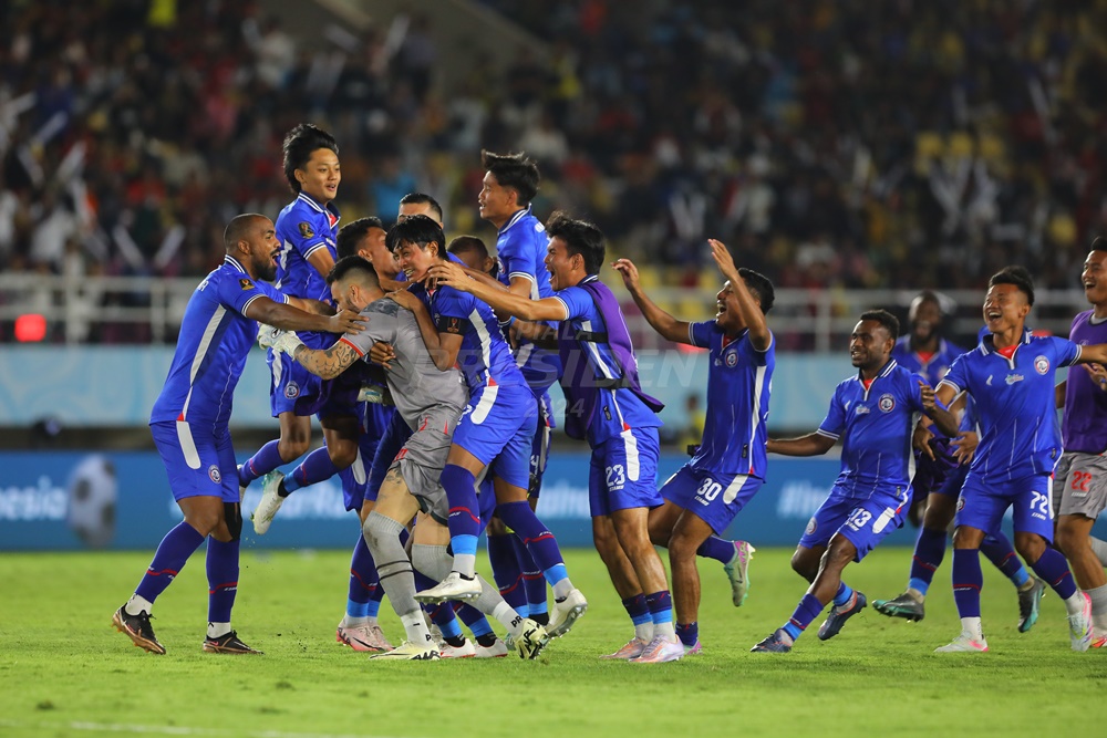 Arema juara Piala Presiden usai kalahkan Borneo FC di babak adu penalti (pialapresiden.id)