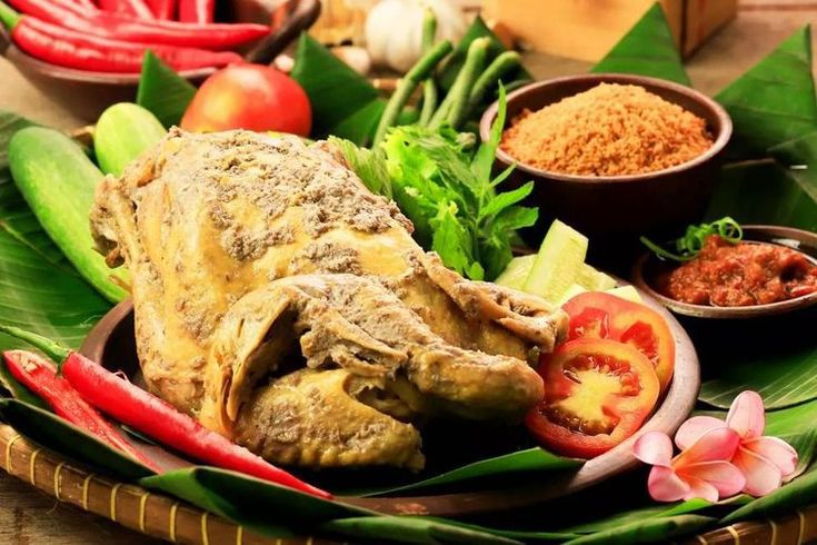 Ilustrasi Ayam Ingkung   (Pinterest JawaPos)