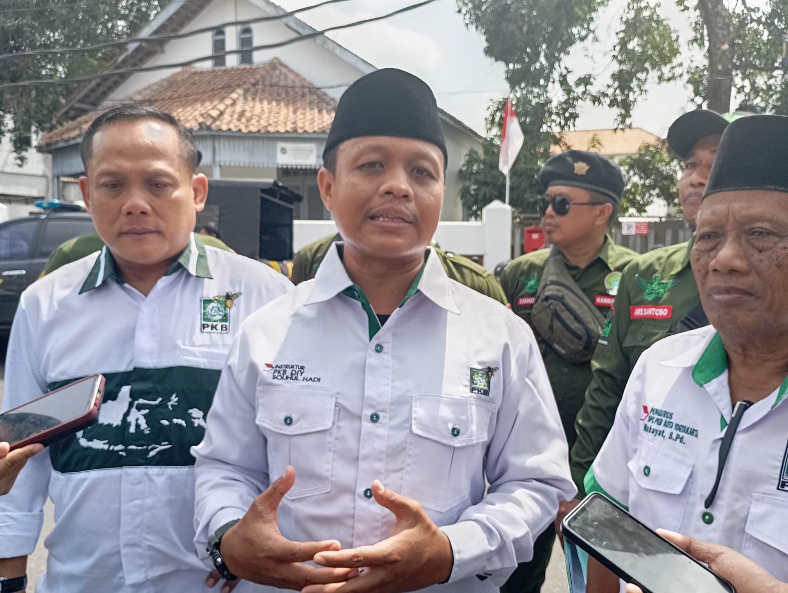 Ketua DPC PKB Kota Jogja Solihul Hadi saat ditemui, Rabu (7/8/2024).  (IWAN NURWANTO/radar jogja)