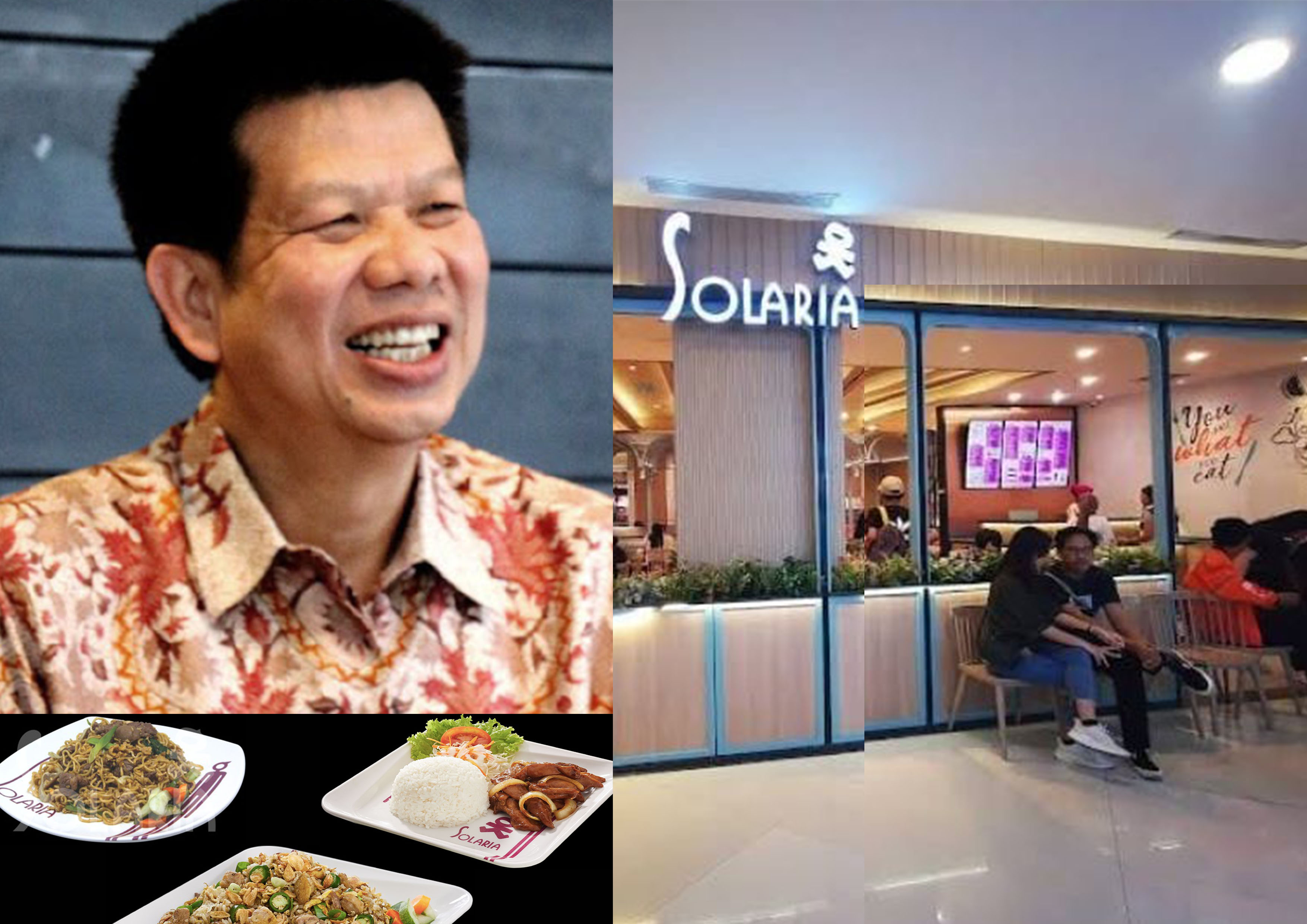 Sosok pendiri Restoran Solaria yang kerap dijumpai di mal-mal Indonesia.