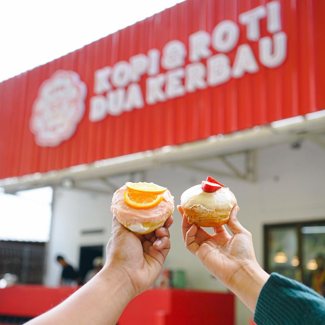 Salah satu varian dari roti di Kopi dan Roti Dua Kerbau. Sumber Foto: Instagram @kopirotiduakerbau