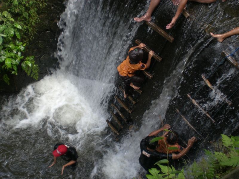 Kegiatan outing class di Desa Wisata Kelor Turi, Sleman, DIY.