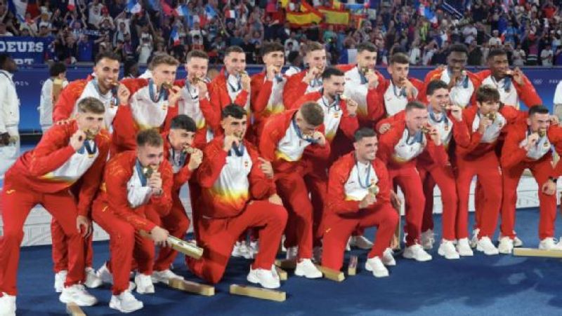 Spanyol sabet medali emas Olimpiade Paris 2024 usai kalahkan Prancis (Xavier Laine/Getty Images)
